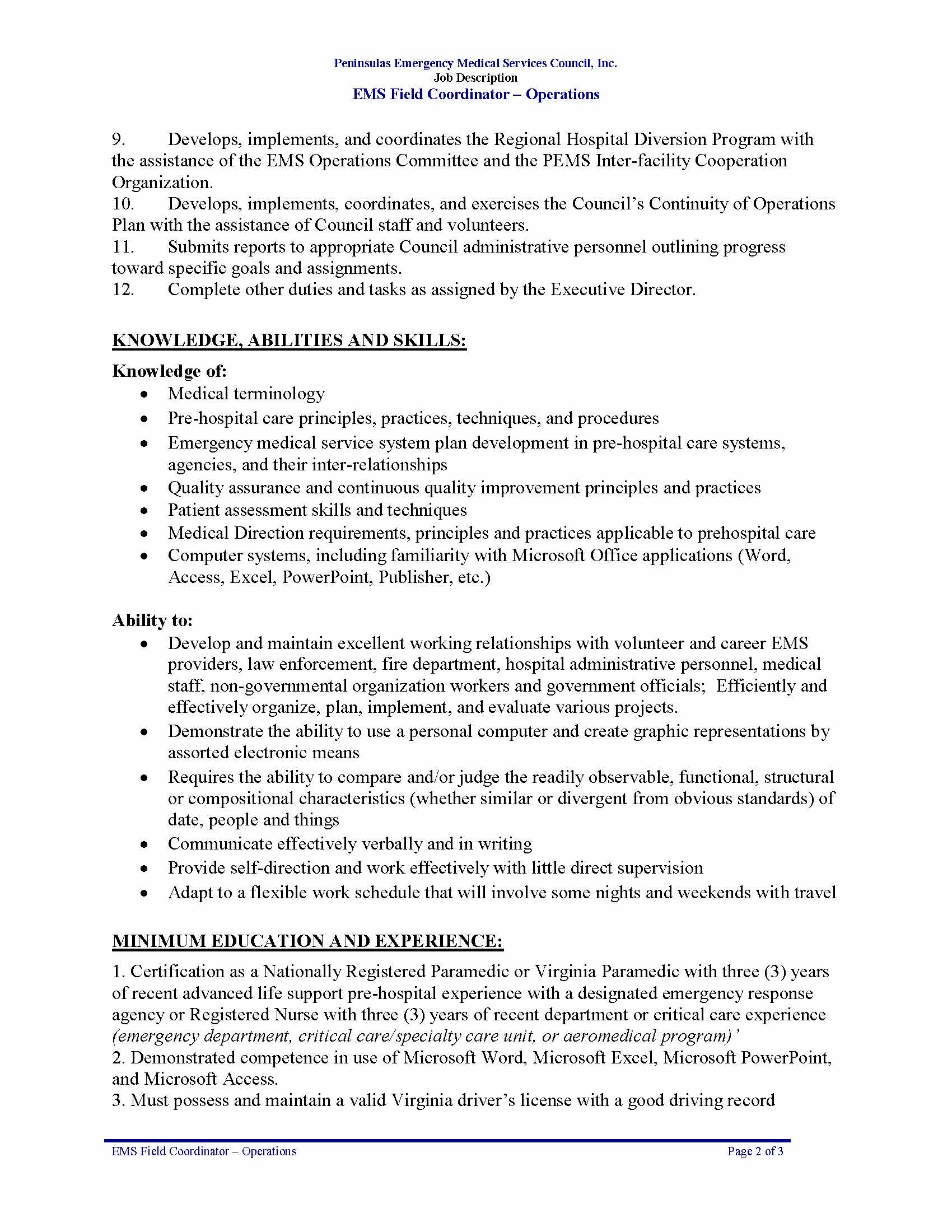 05 006 EMS Field Coordinator Operations 12 17 Page 2